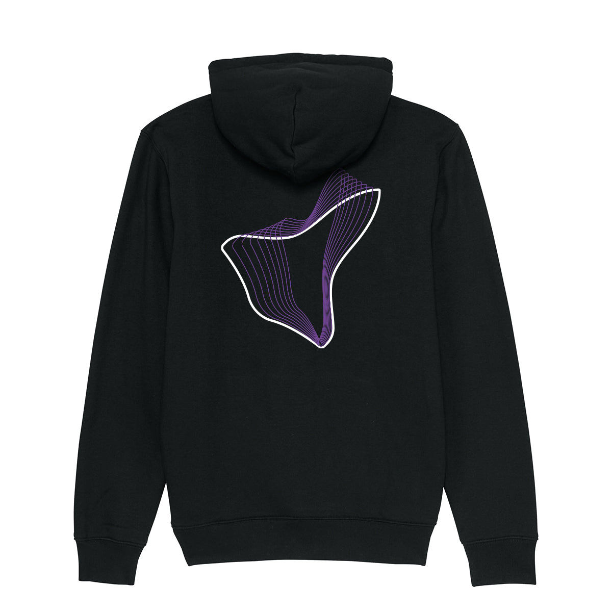 UNISEX HOODIE “GRAVITY ROCKET” BLACK