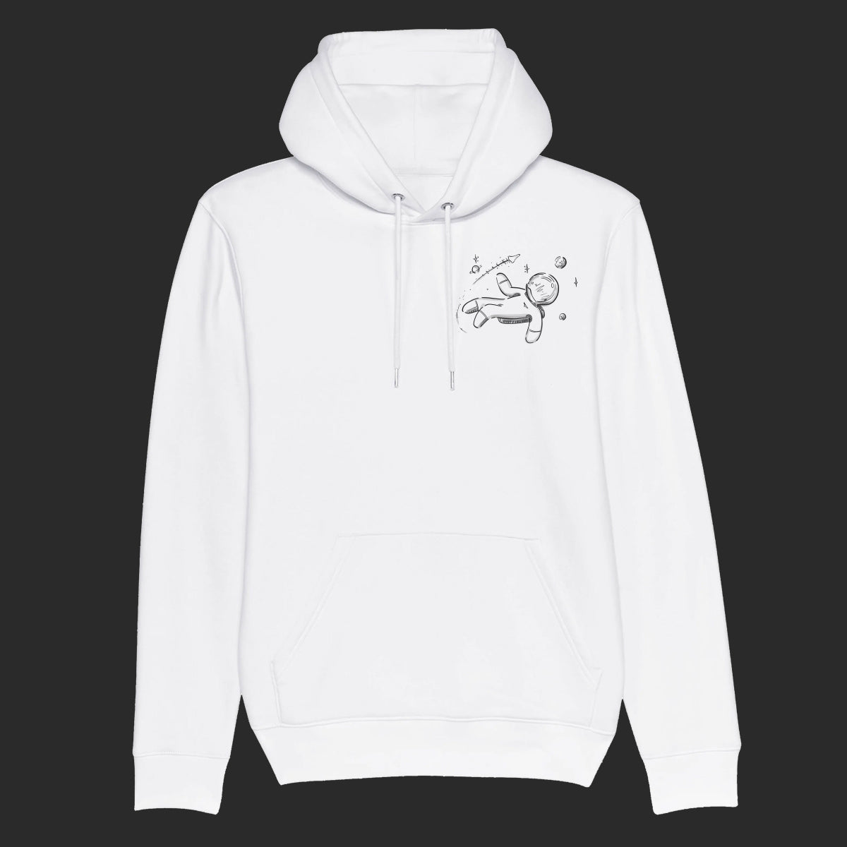 UNISEX HOODIE “FLOATING IN SPACE”