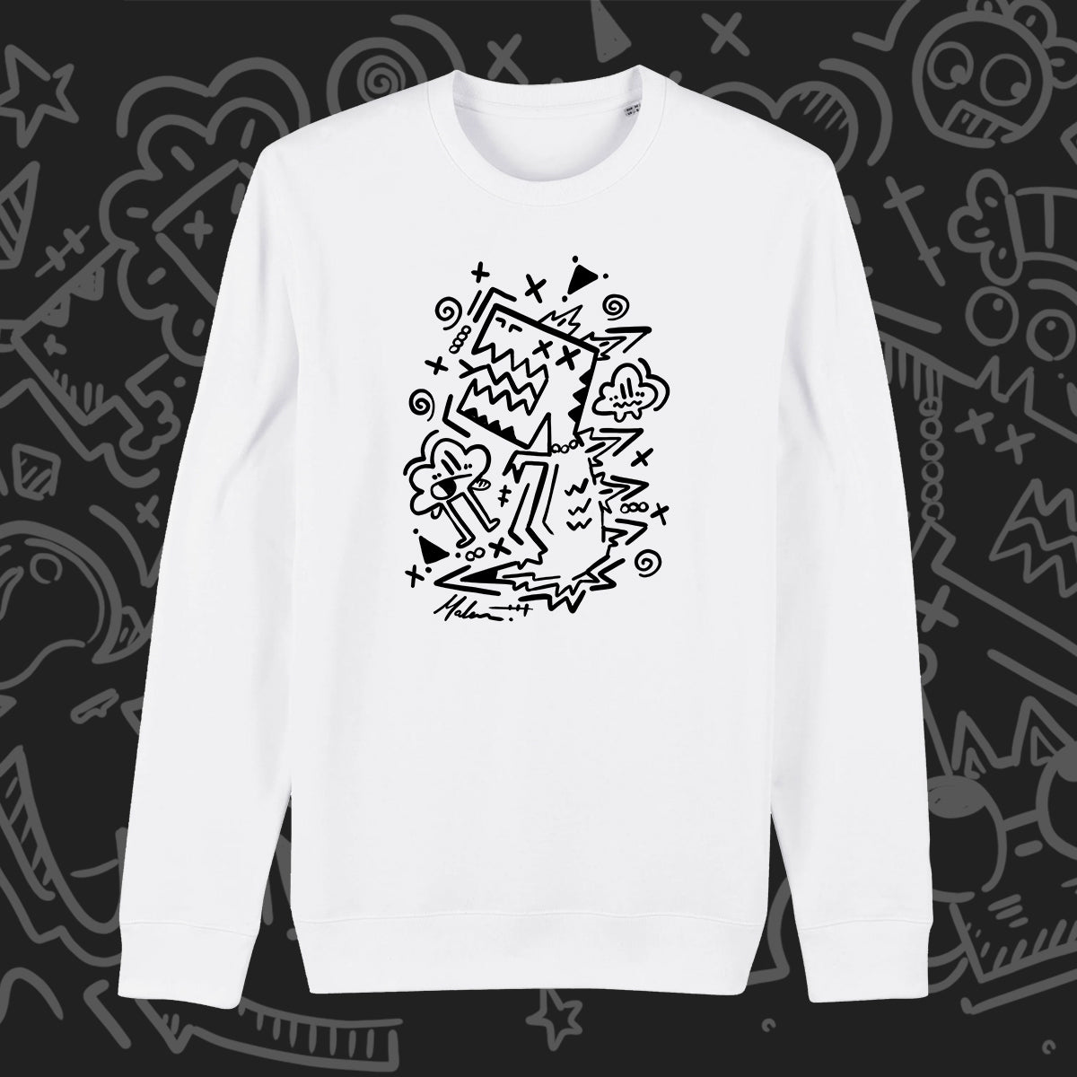 "COSMIC ART CREWNECK" PERSONALIZED CREWNECKS