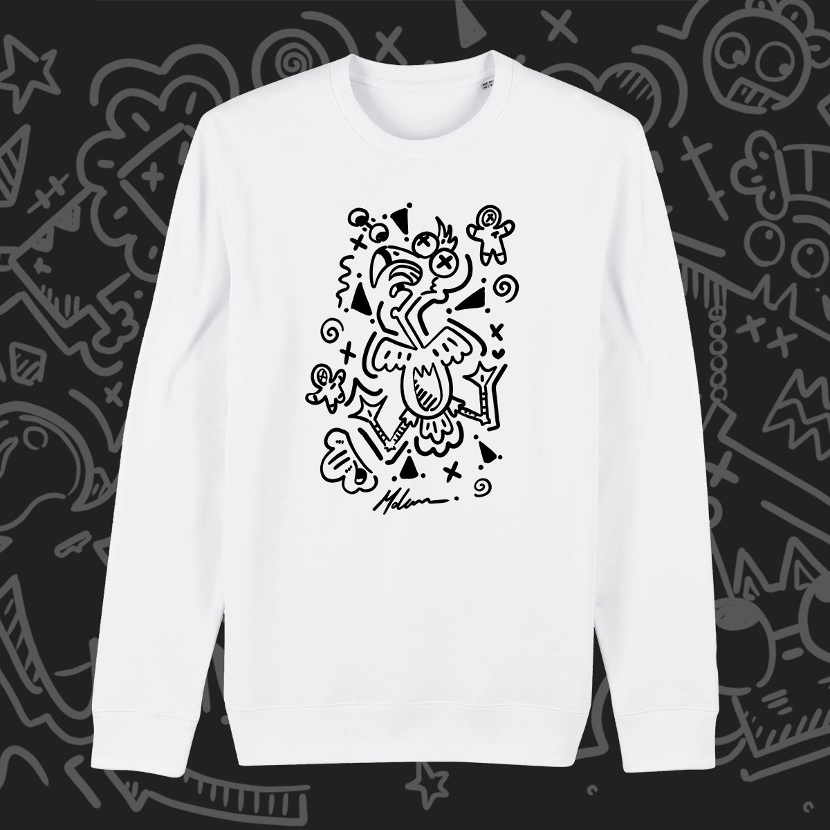 "COSMIC ART CREWNECK" PERSONALIZED CREWNECKS