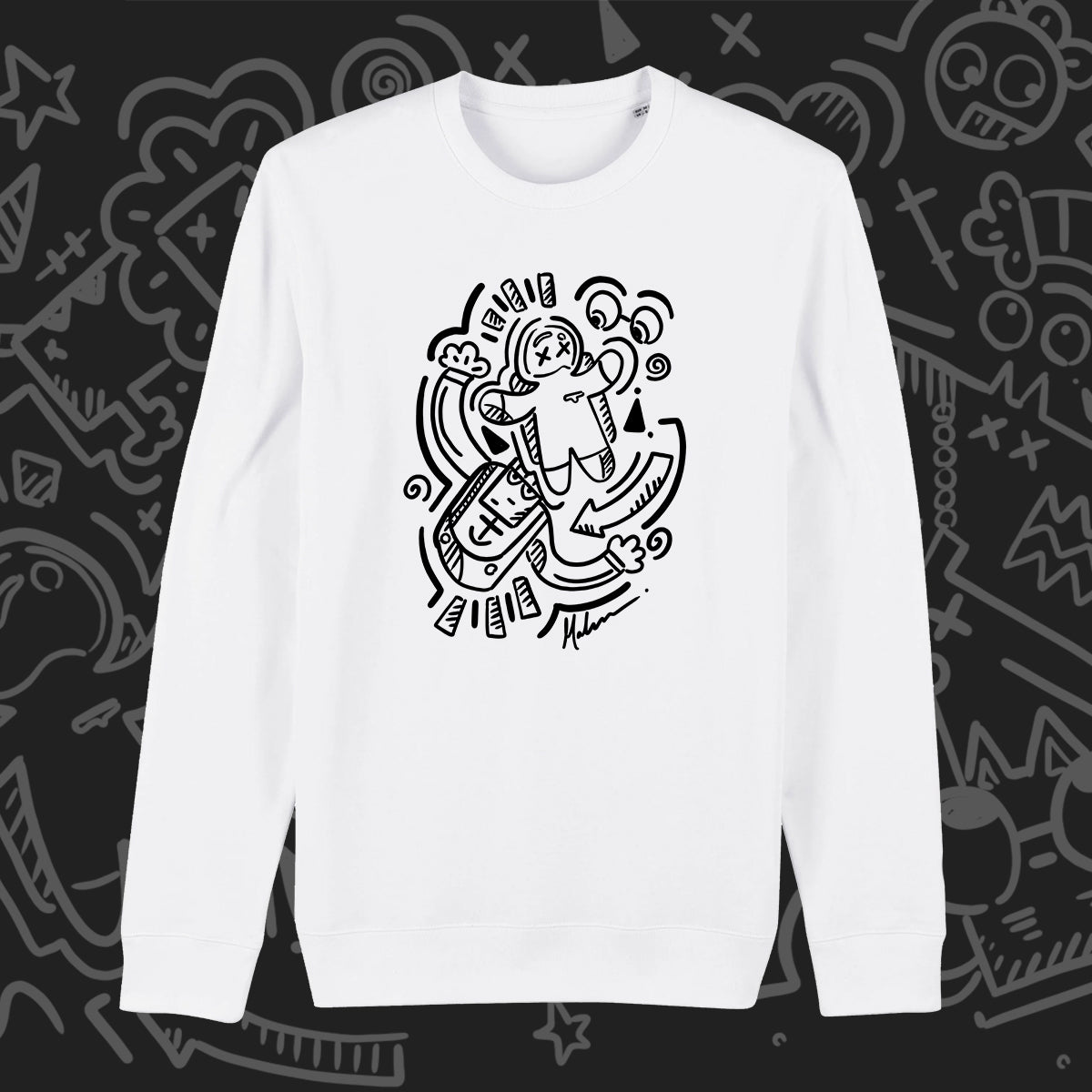 "COSMIC ART CREWNECK" PERSONALIZED CREWNECKS