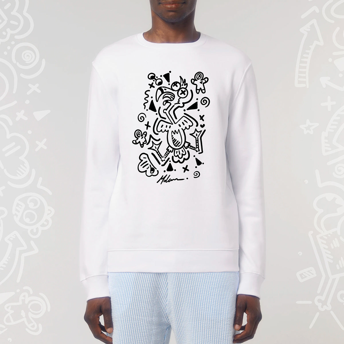 "COSMIC ART CREWNECK" PERSONALIZED CREWNECKS