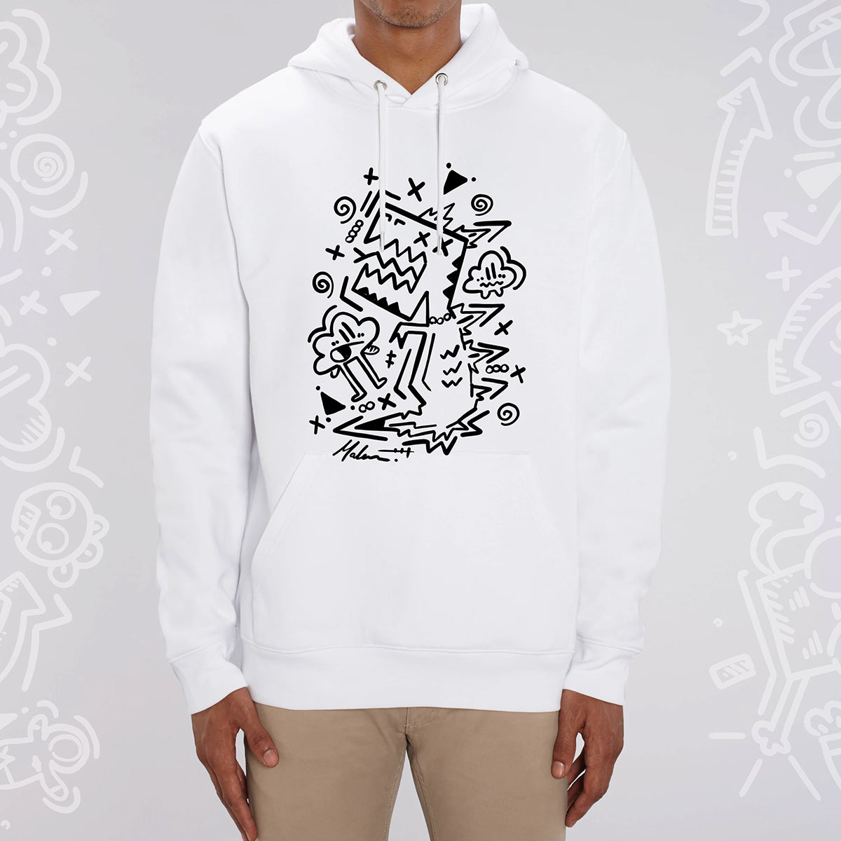 "COSMIC ART HOODY" PERSONALIZED HOODY